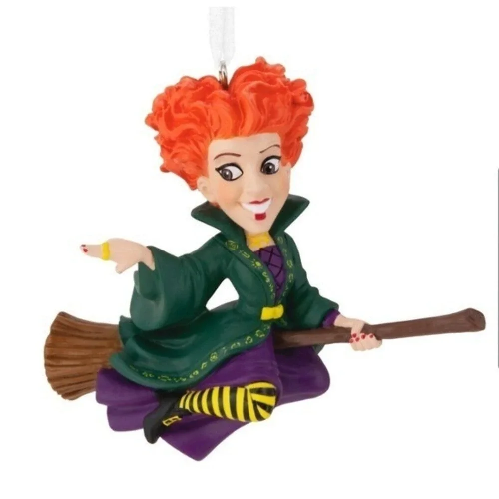 NWT 2024 Hallmark Disney Hocus Pocus Winifred Sanderson Christmas Ornament